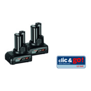 Pack batterie Bosch GBA 12 Volt, 4.0 Ah, 2 pièces-1