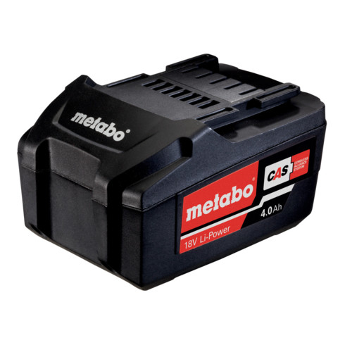 Pack batterie Metabo 18 V, 4,0 Ah, Li-Power, "AIR COOLED