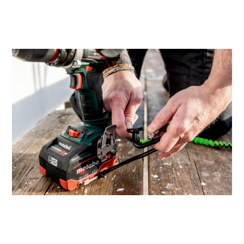 Pack batterie Metabo avec support de sécurité LiHD 18 V - 4,0 Ah