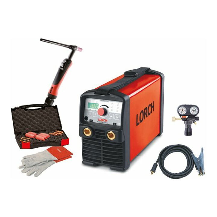 Pack d'action Lorch "MIT.MUTCHEN.MACHEN" HandyTIG 180 DC pour l'atelier