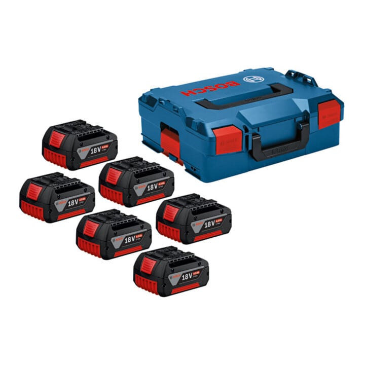 Pack de batteries Bosch 6x GBA 18V 4,0Ah