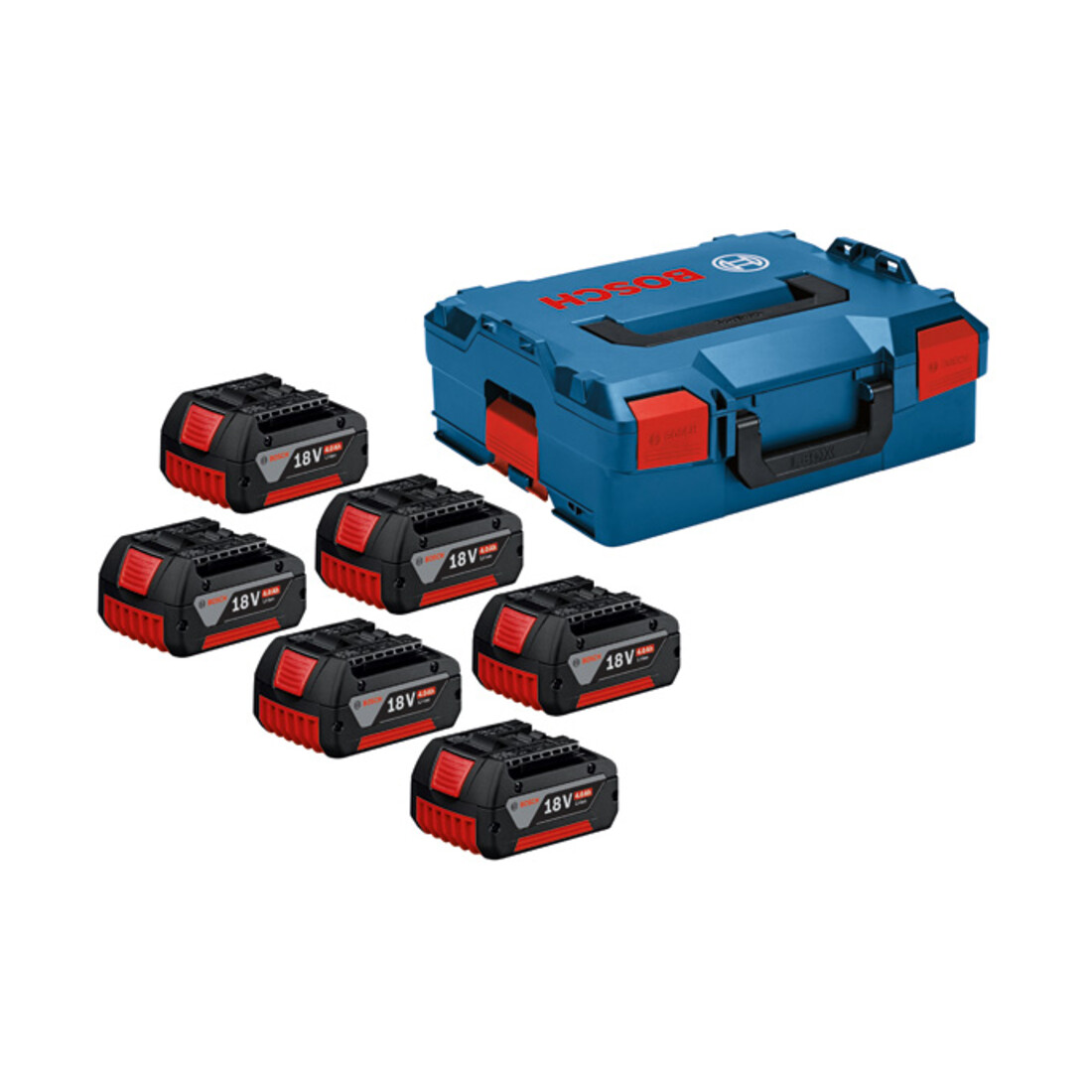 Pack de batteries Bosch 6x GBA 18V 4,0Ah