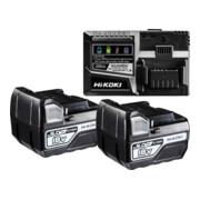 Pack de batteries Hikoki 18 V 5,0 Ah BSL1850C + chargeur UC18YSL