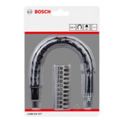 Pack d’embouts de vissage de 11 pièces avec rallonge flexible en plastique Rallonge flexible en plastique, 300 mm, pack d’embouts de vissage, PH1, PH2, PH3, PZ2, Hex4, Hex5, T20, T25, embout plat 0,6 x 4,5 ; embout plat 0,8 x 5,5-3
