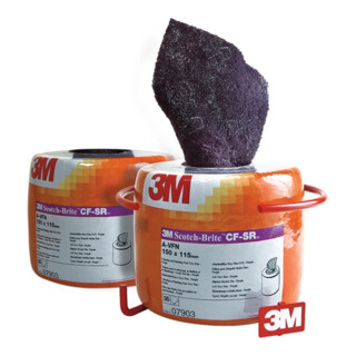 Pad à main Scotch Brite CF-SR L115xl150mm very fine 400 violet 3M