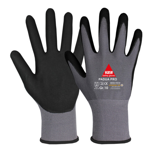 Gants d'assemblage Hase Padua Pro Polyester-/Spandexknitted