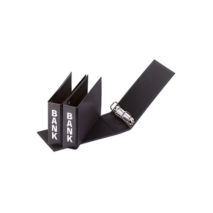 PAGNA Bankordner Basic Colours 40801-01 25x14x5cm Pappe schwarz