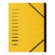 PAGNA Ordnungsmappe 40058-05 DIN A4 7Fächer Pressspan gelb-1