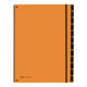 PAGNA Pultordner 24129-09 34x26,5x2cm 12Fächer orange-1