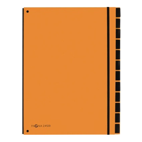 PAGNA Pultordner 24129-09 34x26,5x2cm 12Fächer orange