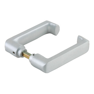 Paire de béquilles en verre RONDO LM LM argent elox.f.guidon VK 8mm