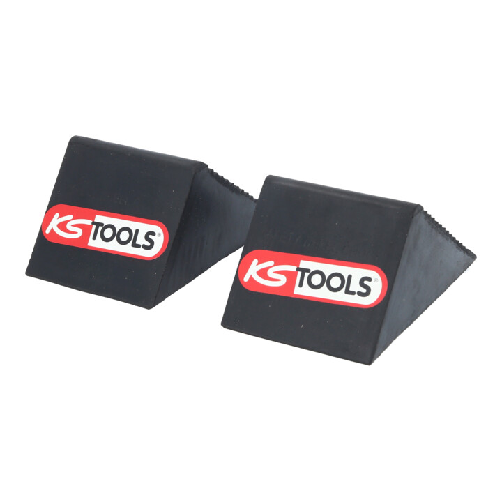 Paire de cales roues KS Tools caoutchouc
