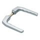 Paire de leviers de porte Hoppe Francfort 117L Alu.F1 sans rosettes VK 8mm-1