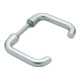 Paire de leviers de porte Hoppe Paris 138L/EI38Z Alu.F1 sans rosettes VK 8mm-1