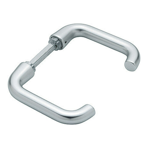 Paire de leviers de porte Hoppe Paris 138L/EI38Z Alu.F1 sans rosettes VK 8mm