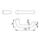 Paire de leviers de porte Hoppe Paris 138L/EI38Z Alu.F1 sans rosettes VK 8mm