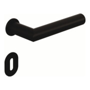 Paire de poignées de porte HEWI 162PBM/162PBMV/162PBMV/162PBMX Ku.99m-99m avec mini rosette à levier VK 8mm-1