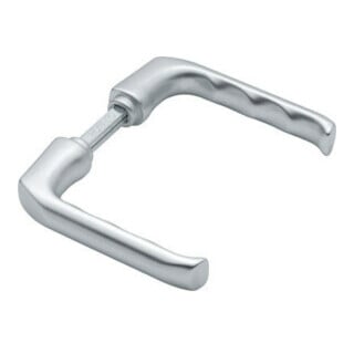 Paire de poignées de porte Hoppe London 113 Alu.F1 sans rosaces VK 8mm