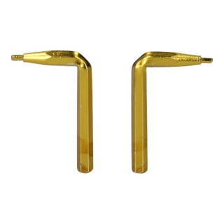 Paire de pointes pour pinces à circlips à double articulation, 1,0 mm, coudées