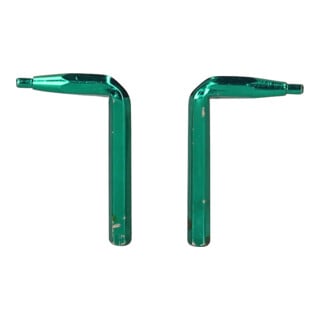 Paire de pointes pour pinces à circlips à double articulation, 1,3 mm, coudées
