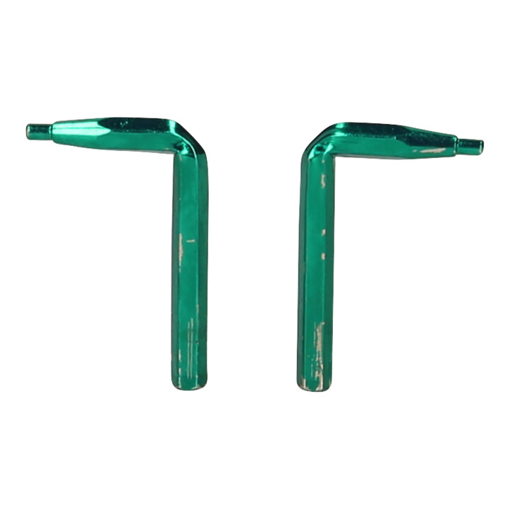 Paire de pointes pour pinces à circlips à double articulation, 1,3 mm, coudées