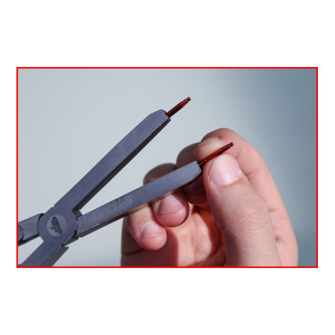 Paire de pointes pour pinces à circlips à double articulation, 1,8 mm, droites
