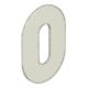 Paire de rosettes HEWI 306PBM/PBMNR/PBMNR /PBVMNR Ku.90m shieldst.1,5mm PZ ov.