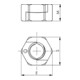 Paire de supports parallèles AMF No.6348PS H.26xB.8xL.125mm Standard-2