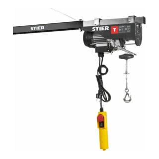 Palan de traction à câble électrique STIER 999kg, 1600W