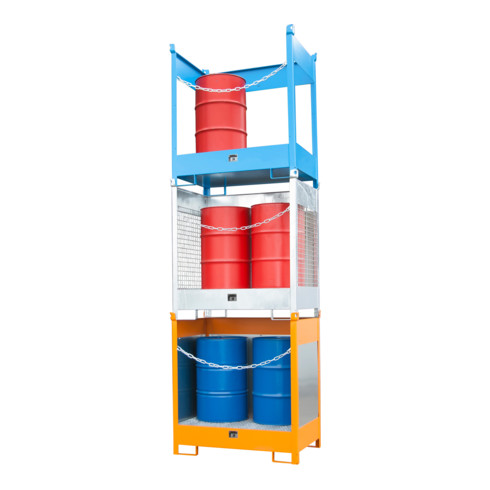 Palette d'empilage de fûts Bauer Südlohn FSP-2G, vernis