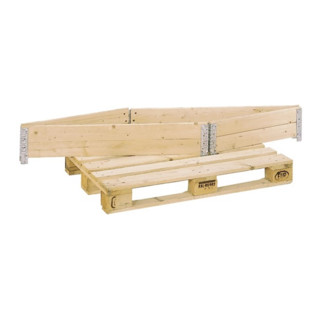 Paletten-Aufsatzrahmen f.L1200xB800mm gehobelt Nutz-H.200mm