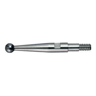 Palpeur D. 2 mm L. 12,8 mm bille M1,6 carbure p. comparateur à levier Käfer