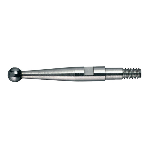 Palpeur D. 2 mm L. 12,8 mm bille M1,6 carbure p. comparateur à levier Käfer