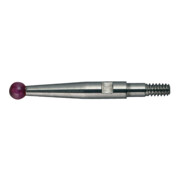 Palpeur D. 2 mm L. 12,8 mm bille M1,6 Rubin p. comparateur à levier Käfer