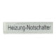 Panasonic Beschriftungsset Heizung Notschalter 90591301-DE-1