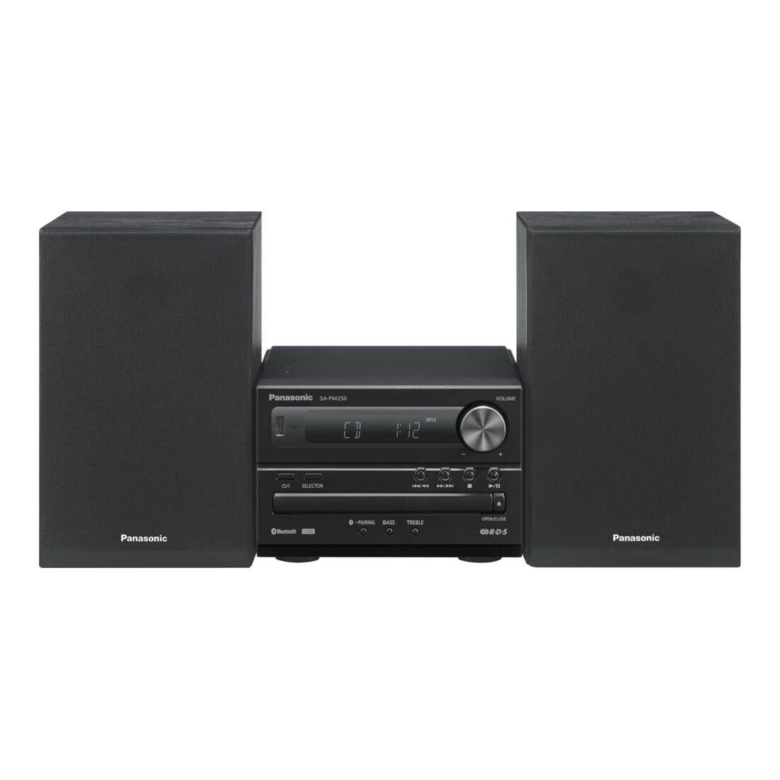Panasonic Deutsch.CE Micro-HiFi-System BT SCPM250EGK sw
