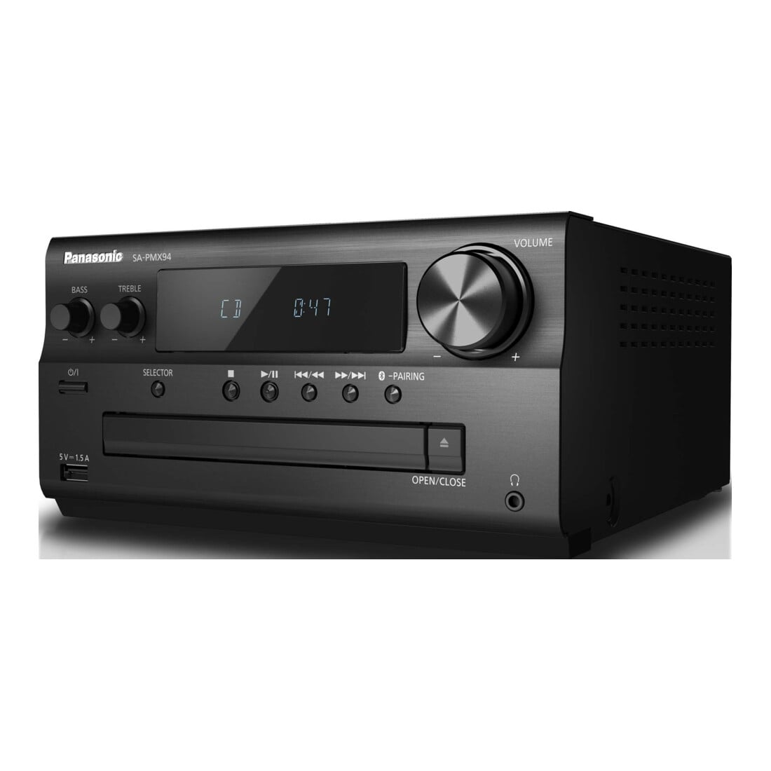 Panasonic Deutsch.CE Micro-HiFi-System DAB+ SCPMX94EGK sw