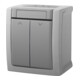 Panasonic Interrupteur volet roulant FR en saillie IP54 250V 10A gris