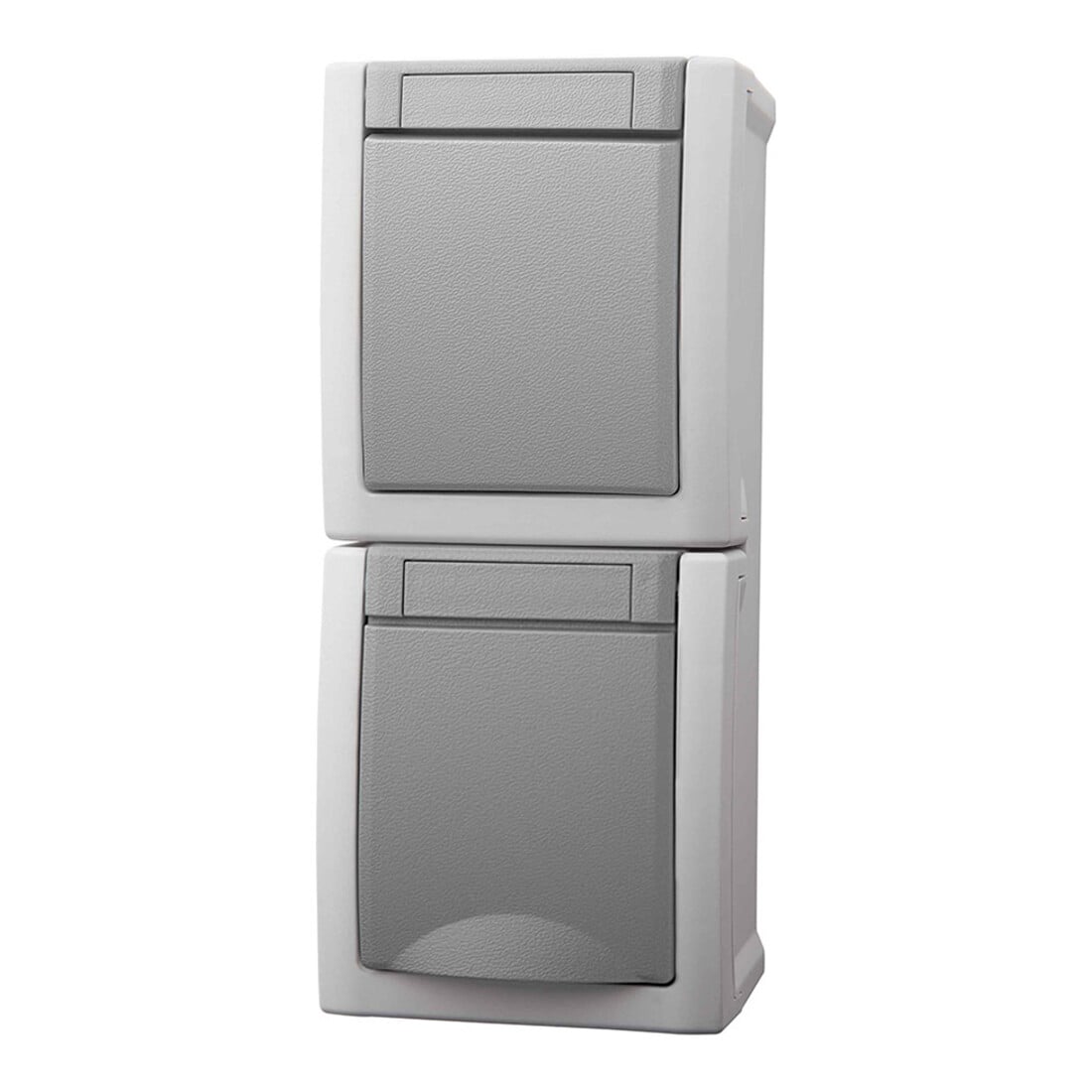 Panasonic Prise/interrupteur combiné vertical FR-AP IP54 gris 90591098-DE