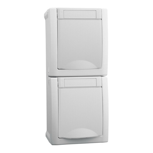 Panasonic Steckdose 2-fach senkrecht FR-AP weiß 90591186-DE