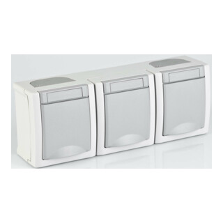 Panasonic Steckdose 3-fach waager. FR-AP IP54 90591498-DE