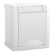 Panasonic Steckdose FR-Aufputz weiß 90591108-DE-1