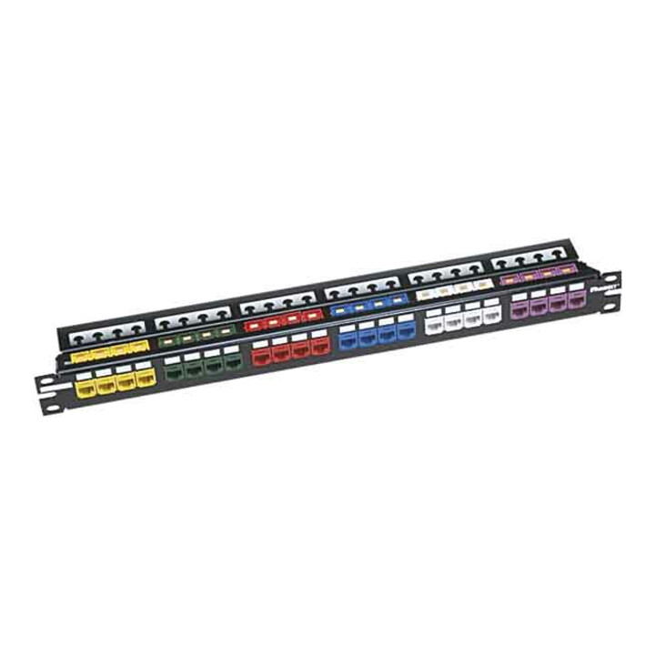 Panduit Patch-Panel 482,6 mm (19") 1U, vide CP24WSBLY