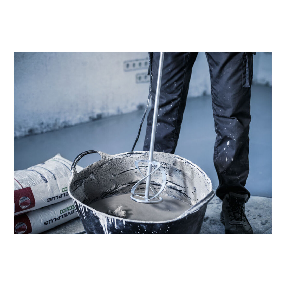 Panier agitateur Bosch léger pour perceuses 90 mm 600 mm 10-20 kg