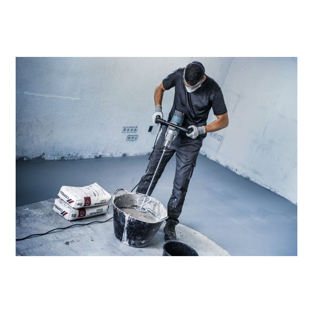 Panier agitateur Bosch léger pour perceuses 90 mm 600 mm 10-20 kg