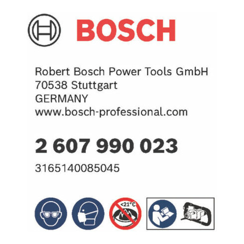 Panier agitateur Bosch pour agitateurs manuels 135 mm 590 mm 25-40 kg inox M14 en haut