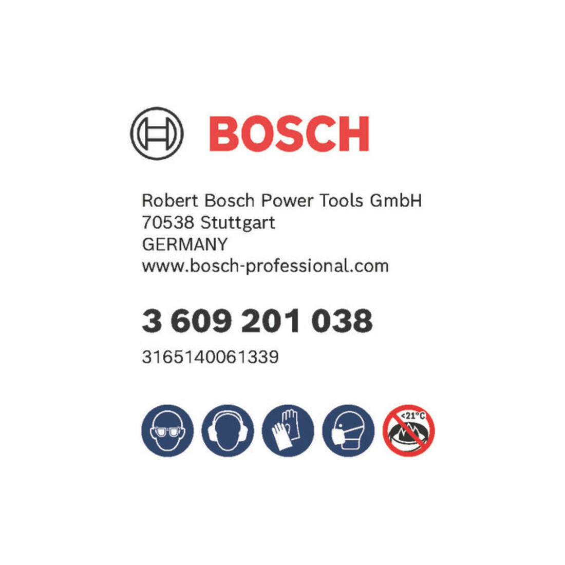 Panier agitateur Bosch pour agitateurs manuels 135 mm 590 mm 25-40 kg M14 en haut