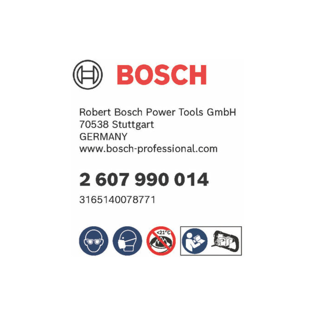 Panier agitateur Bosch pour perceuses 120 mm 590 mm 15-25 kg M14, vers le bas