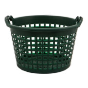 Panier de jardin 15 kg, vert, rond