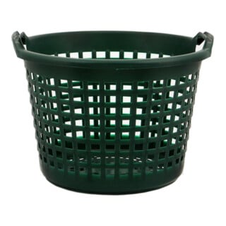 Panier de jardin 25 kg, vert, rond